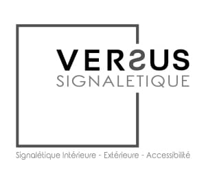 Versus signalétique logo - ancien membre bel air camp