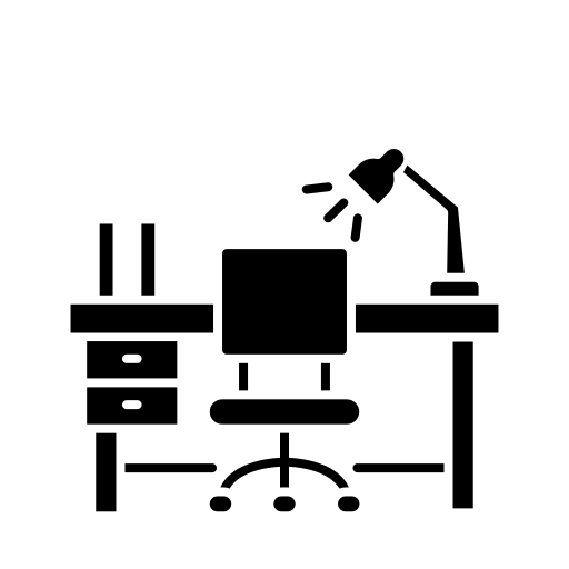 bureau meublé