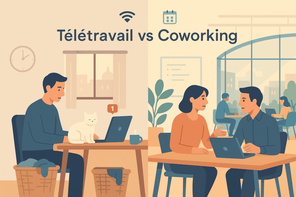 Télétravail vs Coworking